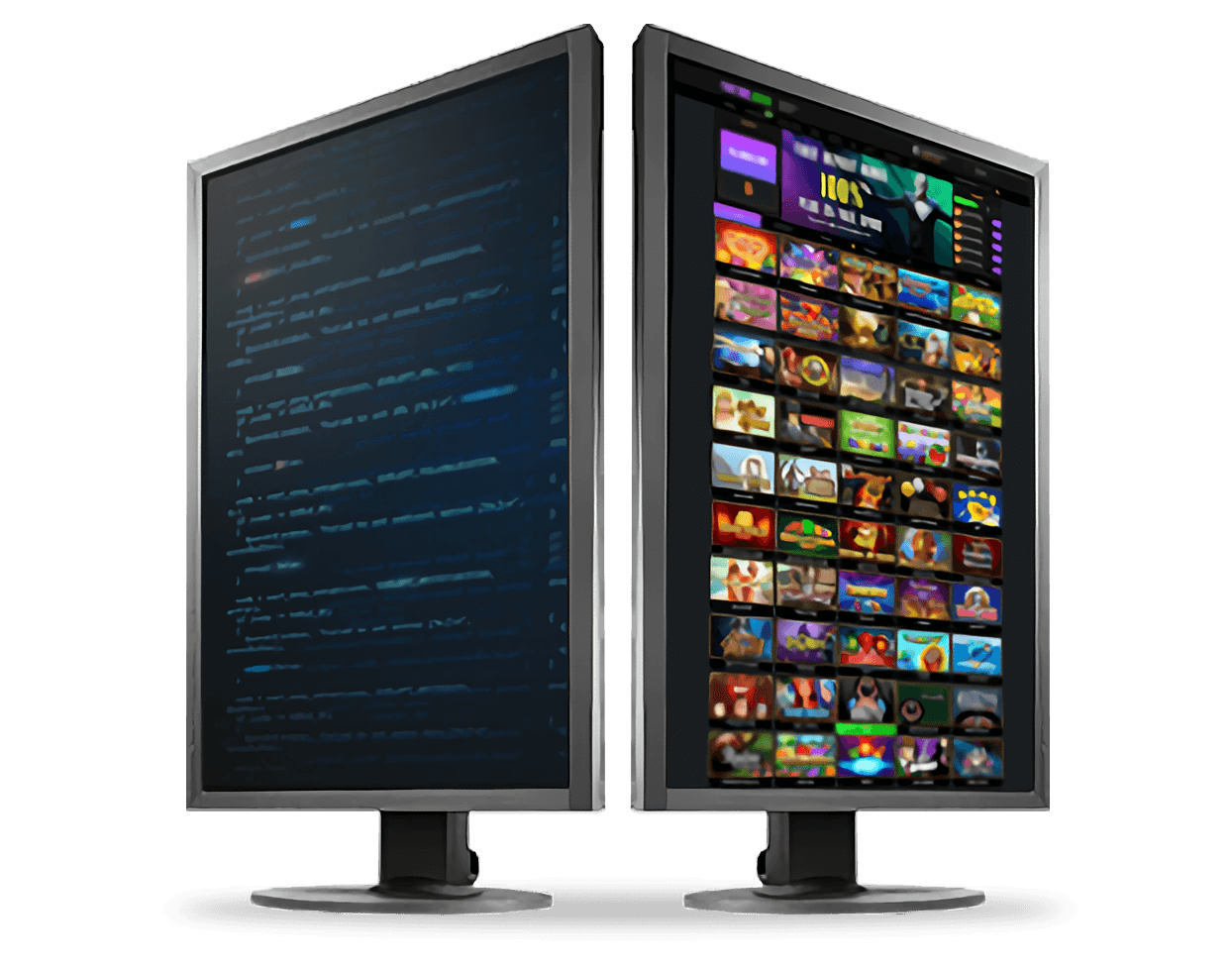 Mobile device showing slot game